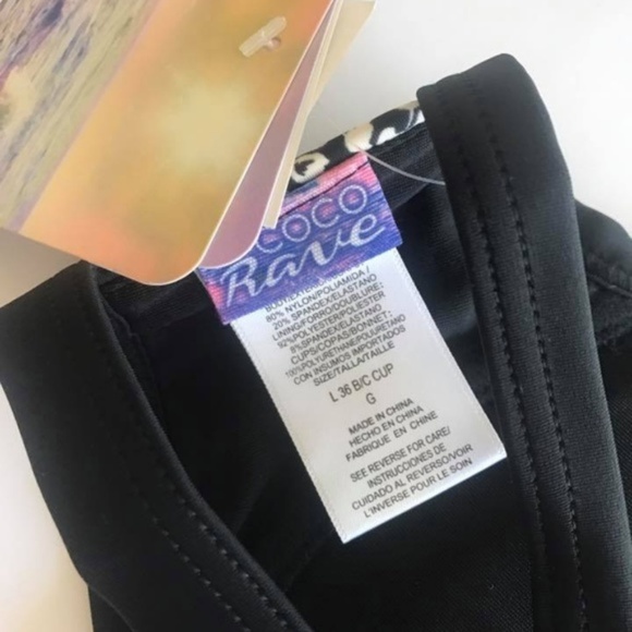 Coco Rave Underwire bikini top 36B/C NWT - Picture 5 of 5
